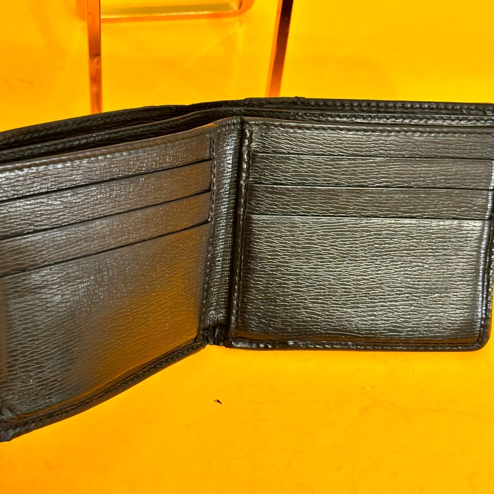 Gucci Mans wallet Black Mamab Black leather box quality and soft leather from GG - Picture 2 of 15